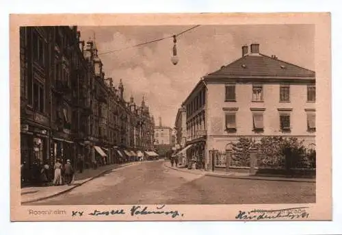 Ak Rosenheim 1938 Münchnerstraße
