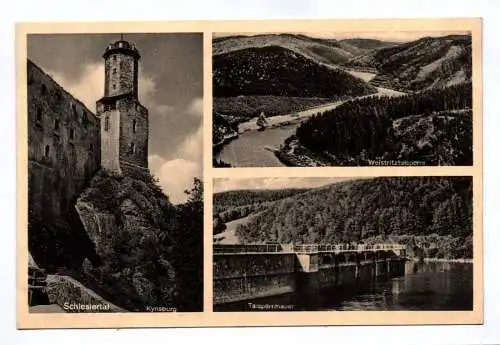 Ak Schlesiertal Kynsburg Weistritztalsperre 1937
