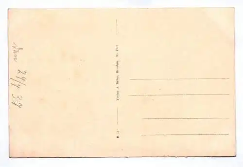 Ak Schlesiertal Kynsburg Weistritztalsperre 1937