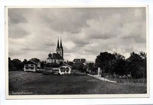 Ak Tuntenhausen Oberbayern Rosenheim Kirche