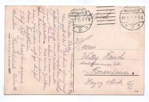 Künstler Ak Franz Joseph 1915 Feldpost 1 Wk