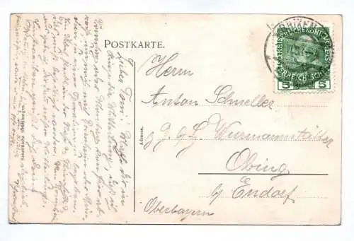 Ak An der Rienz bei Brixen Frau am Wasser 1905