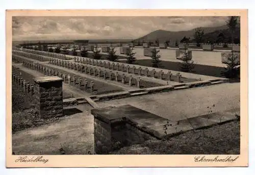 Ak Heidelberg Ehrenfriedhof Baden-Württemberg
