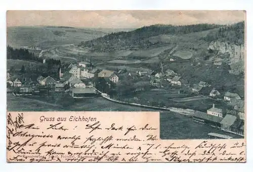 Ak Gruss aus Eichhofen 1902