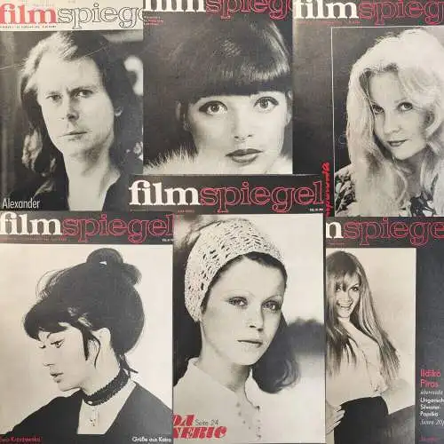 DDR Magazin Filmspiegel Zeitschrift Auswahl 60er bis 70er