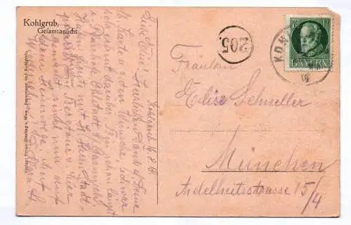 Ak Kohlgrub Gesamtansicht 1918