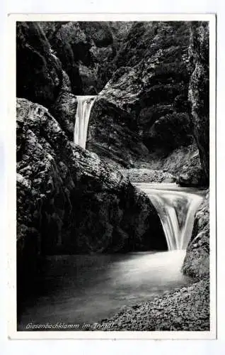 Ak Giesenbachklamm im Inntal 1938 Bayern