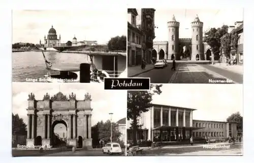 Ak Potsdam Nauener Tor  Brandenburger Tor Hauptbahnhof 1969