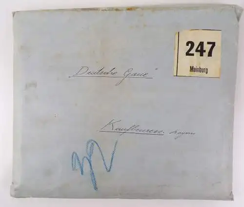 Handschriftliches 1 Wk Militär Sagen Heimatkunde