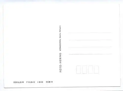 Foto Ak Schrammsteine Vorderes Raubschloss Sächsische Schweiz