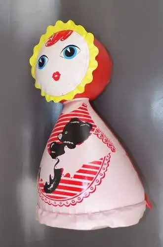 DDR Badespielzeug Newaljaschka UdSSR Puppe Schwimmhilfe Design Libuše Niklová