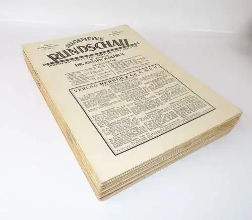 Allgemeine Rundschau Politik und Kultur 1922 kompletter Jahrgang