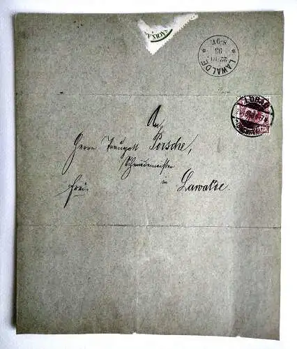 Altes Dokument Löbau 1893