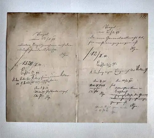 Altes Dokument Grüße aus Blasewitz 1894