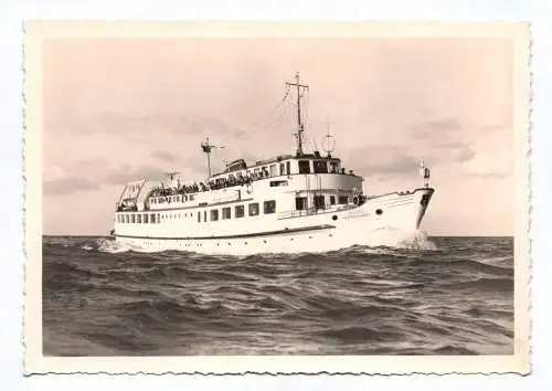 Foto Ak MS Seebad Heringsdorf Weiße Flotte Sitz Stralsund 1970