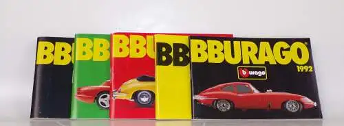 BBurago Katalog 1987 1988 1992 1993 1994 Modellauto catalouge Auswahl