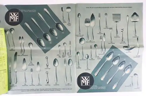 Altes WMF Prospekt Patent Bestecke 1930 er Reklame 