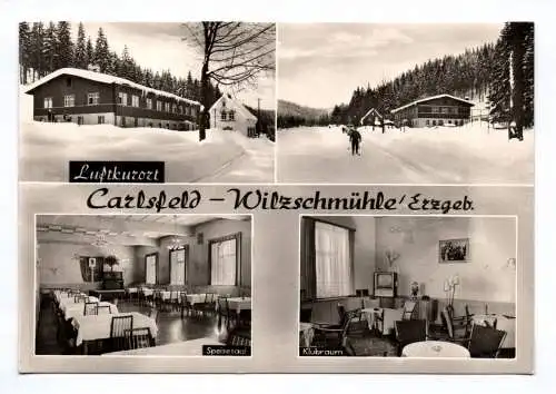 Ak Carlsfeld Wilzschmühle Erzgebirge Luftkurort 1969 Ferienheim