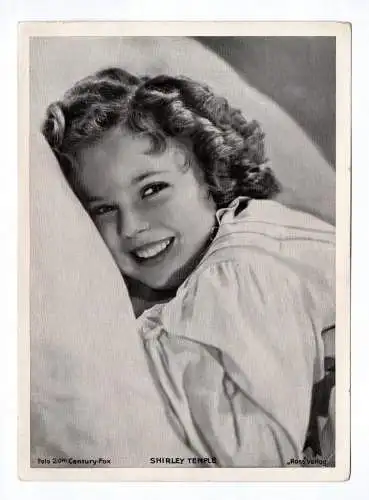 Trading Card Shirley Temple Ross Verlag Autogrammkarte