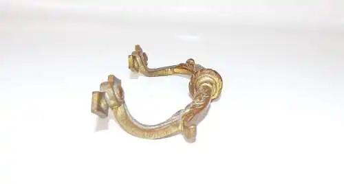 Alter Möbelgriff Messing um 1900 Schubladengriff Kommodengriff 