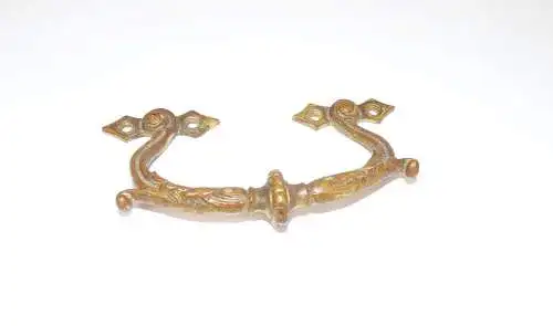 Alter Möbelgriff Schubladengriff Messing um 1900 