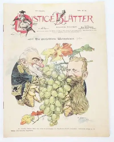 Lustige Blätter Humoristische Wochenschrift 1893 Nr 46