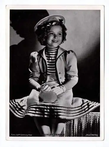 Trading Card Shirley Temple Ross Verlag Fotodruck 20th Century Fox
