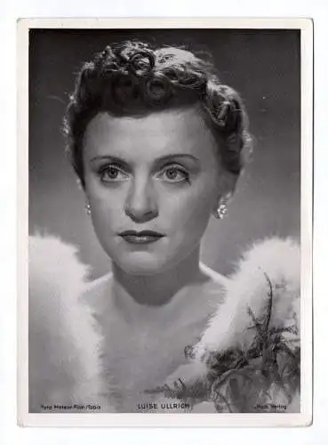 Fotodruck Luise Ullrich Trading Card Ross Verlag Schhauspieler