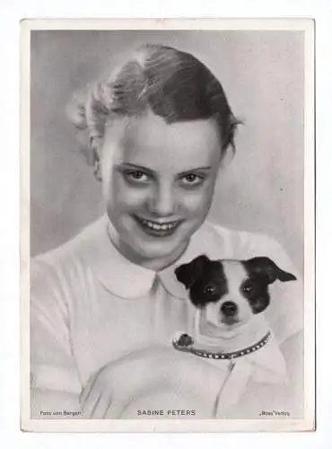 Fotodruck Sabine Peters Trading Card Ross Verlag Autogrammkarte