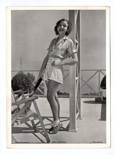 Fotodruck Ida Lupino Trading Card Ross Verlag Schauspieler