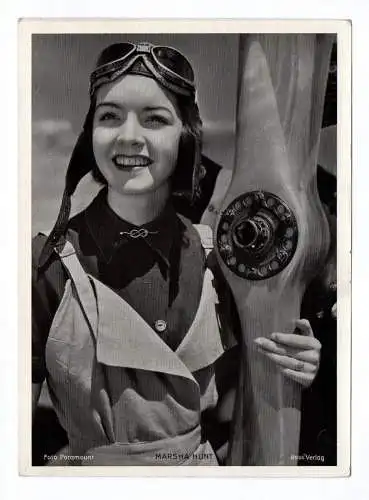 Trading Card Marsha Hunt Ross Verlag Fotodruck Paramount Schauspieler