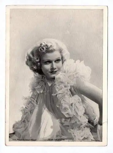 Trading Card Jean Harlow Ross Verlag Schauspieler Autogrammkarte