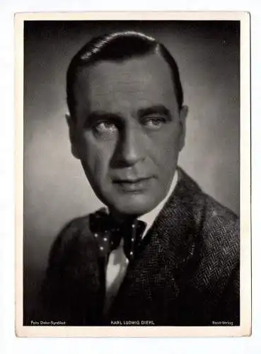 Trading Card Schauspieler Karl Ludwig Diehl Ross Verlag Fotodruck