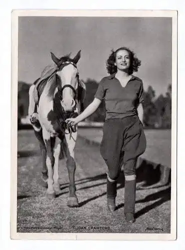 Ross Verlag Joan Crawford Trading Card Fotodruck