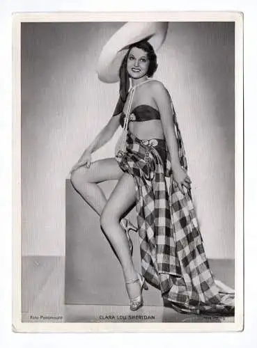 Clara Lou Sheridan Fotodruck Autogrammkarte Ross Verlag