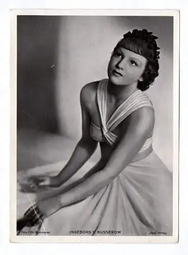Fotodruck Ingeborg V. Kusserow Trading Card Ross Verlag
