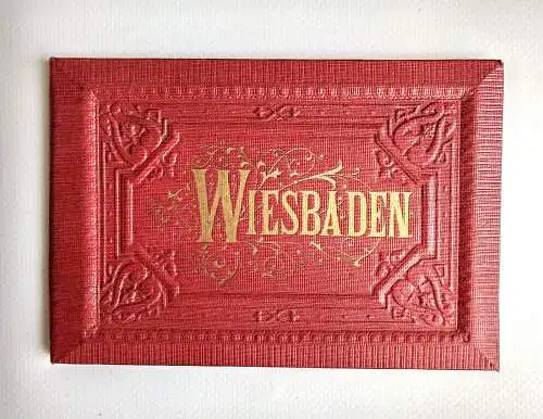 Altes Leporello Wiesbaden Kirchen Sonneberg 15 Bilder