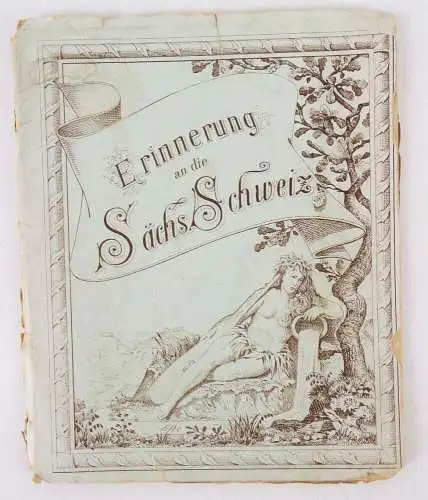 Erinnerung an die Sächsische Schweiz um 1880 Leporello 