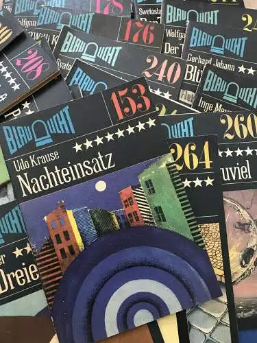 Romanhefte Blaulicht Roman DDR Krimi verschiedene Hefte