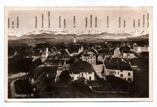 Ak Wangen im Allgäu 1936