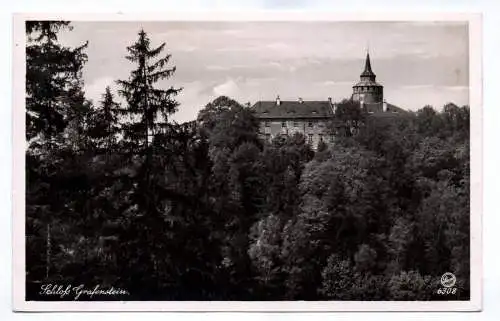 Foto Ak Schloss Grafenstein Sudetengau Deutsche Heimat