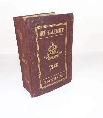 Gothaischer Genealogischer Hofkalender 1886 Justus Perthes