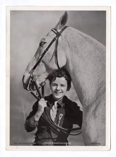 Fotodruck Freddi Bartholomew Ross Verlag Trading Card