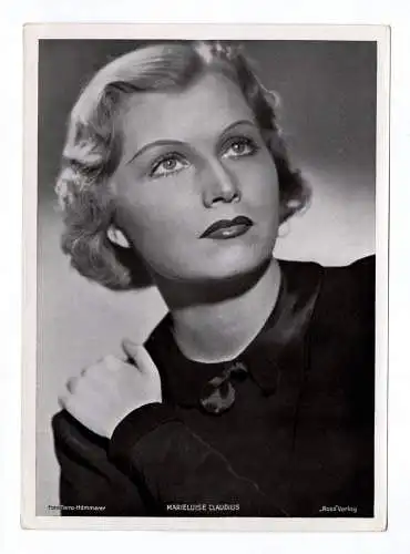 Marieluise Claudius Ross Verlag Trading Card Schauspieler Autogrammkarte