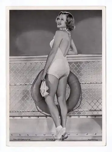 Trading Card Esther Brodelet Ross Verlag Autogrammkarte