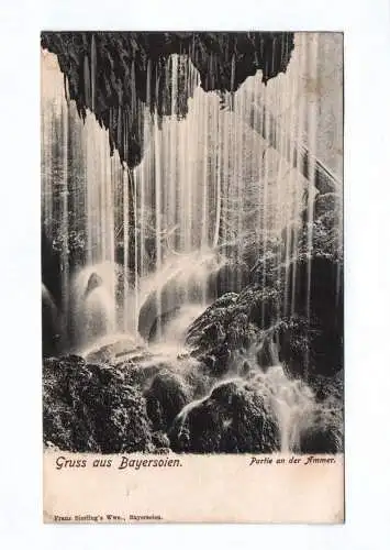 Ak Gruss aus Bayersoien Partie a der Ammer