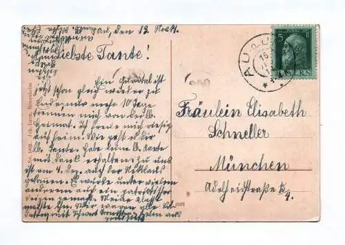 Ak Gruß aus Au am Inn 1914
