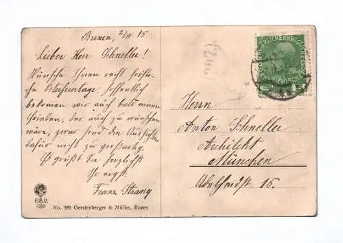 Ak Brixen Kloster Neustift bei Brixen 1915 Italien