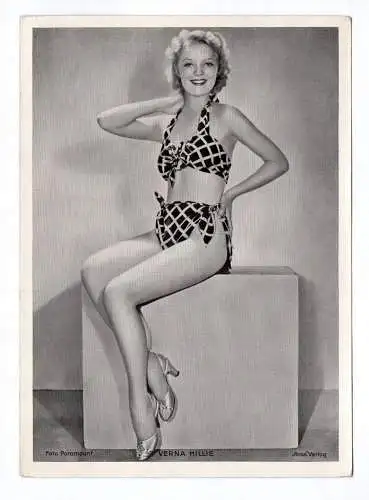 Fotodruck Paramount Verna Hillie Trading Card Ross Verlag