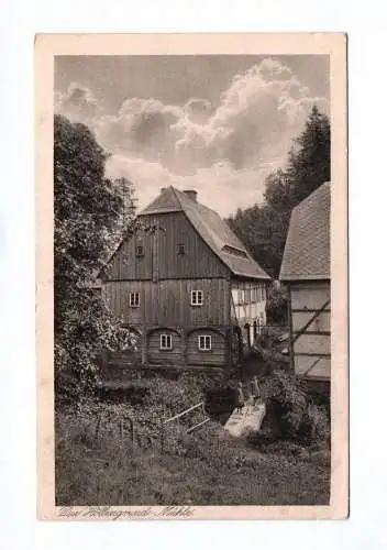 Ak Die Höllengrundmühle 1919